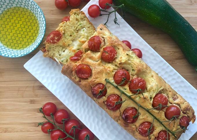 Cake Courgette Tomate Cerise Mozzarella De Aux Douceurs De Gaelle Cookpad