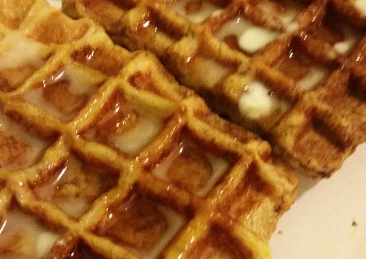 Simple Way to Prepare Homemade French Toast Waffles