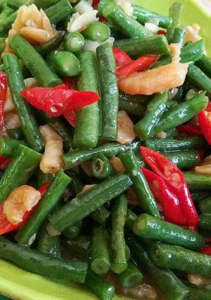 Foto resep Tumis kacang panjang