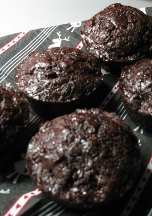 Mentás-csokis muffin recept fotója