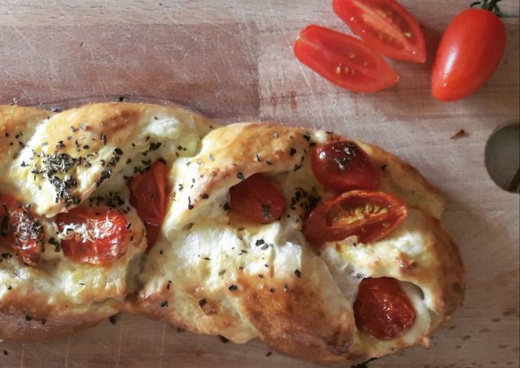 Torsade tomates et mozzarella