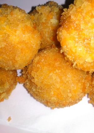 Foto resep Bola" ubi coklat
