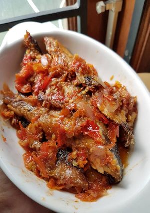 Foto resep Ikan tongkol terasi pedas