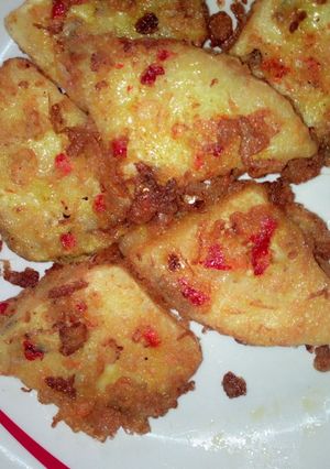 A picture of Boilde yam with egg.