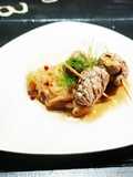 Involtini di vitello con cipolla