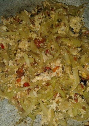 Foto resep Tumis labu putih telur#BikinRamadhanBerkesan