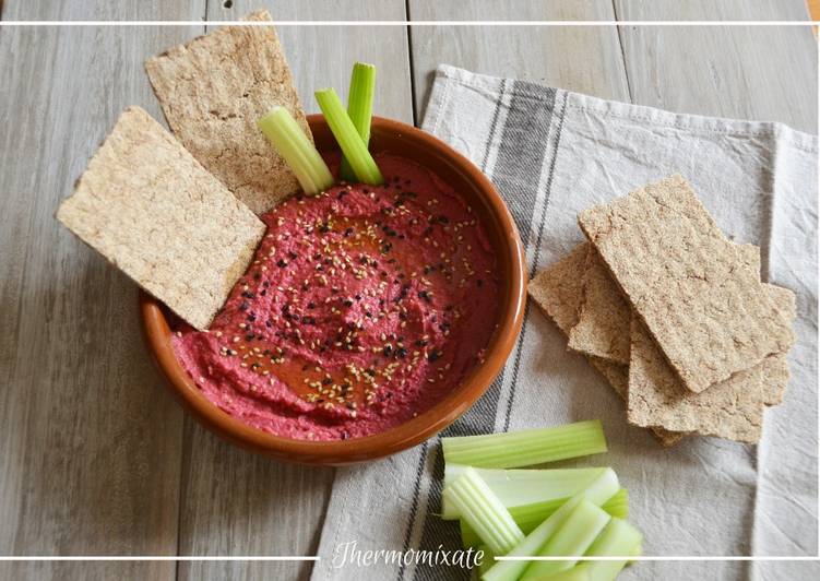 HUMMUS DE REMOLACHA con Thermomix