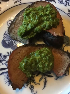 A picture of California Farm Made Fresh Chimichurra Steak Sauce.
