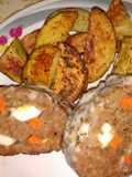 Arrollado de Carne con Papas y Batatas!! 😌