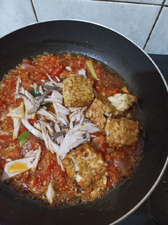 Foto resep Sambal geprek tempe tongkol suwir