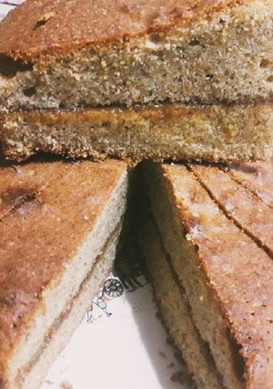 Una foto de Torta de harina integral