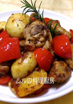 孜然炒雞腿 的食譜成品照片