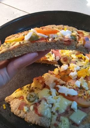 Una foto de Salen esas prepizas de harina integral 🍕🍕