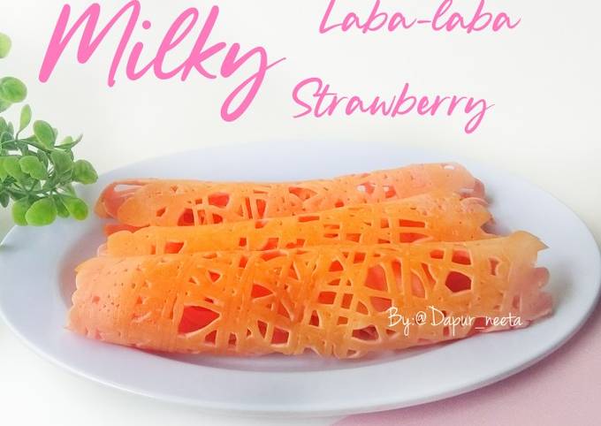 Jaring laba laba milky strawberry