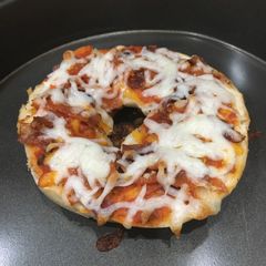 A picture of Homemade Bagel Bites.