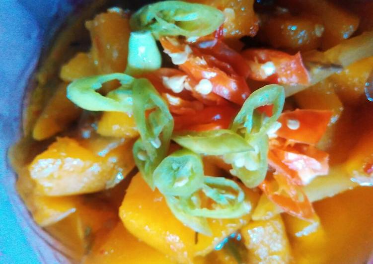 Cara Membuat Tumis Labu kuning mudah yang simpel