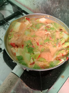 Foto resep Kuah santan sawi putih