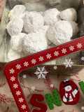 Traditional Kourabiedes with Less Sugar and Lots of Secrets (Greek Christmas Snowball Cookies)