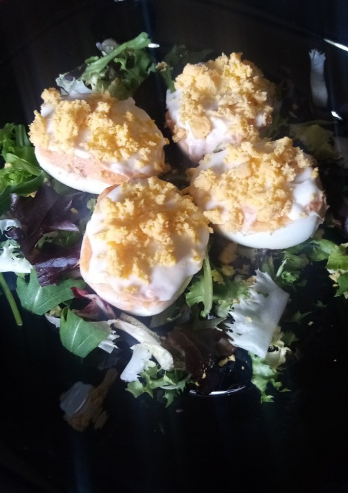 Una foto de Huevos rellenos en 12 minutos