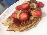 Pancakes con frutillas