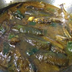 A picture of Brinjal Tyangra (Begun Tengra).