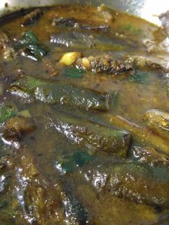 A picture of Brinjal Tyangra (Begun Tengra).