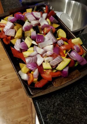 A picture of Grilled Vegetable Salad.