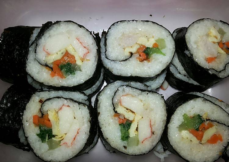 1. Kimbab buat bekal sekolah anak atau ke kantor