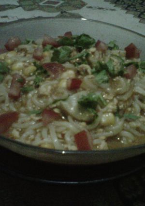 Foto resep mie telur campur