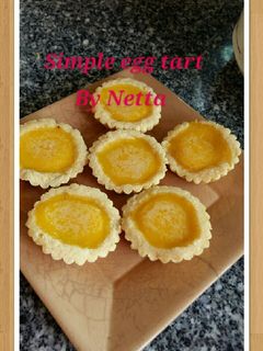 Foto resep Simple egg tart