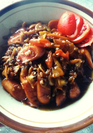 Foto resep Tumis Kerang Sosis Saus Tiram
