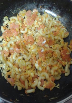 Foto resep orak arik macaroni sosis
