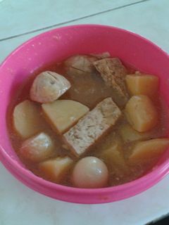 Foto resep semur tahu telur puyuh