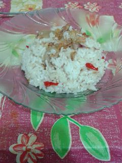 Foto resep nasi goreng putih