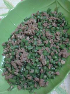 Foto resep tumis buncis daging cincang