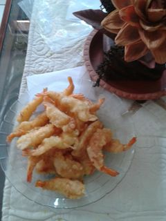 Foto resep tempura udang