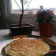 Tortilla de manzana flambeada