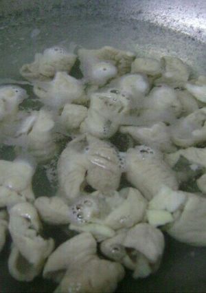 รูปของ ลำไส้ใหญ่หมู การล้างกลิ่นไส้