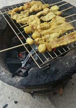 รูปของ การหมักหมูสะเต๊ะ