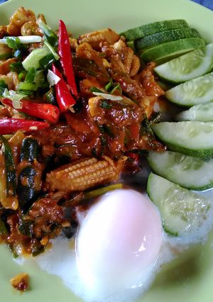 รูปของ ซอสไข่เค็ม (หมึกผัดไข่เค็ม)