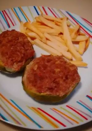 Una foto de Zapallitos rellenos