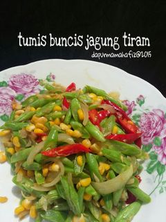 Foto resep tumis buncis jagung tiram