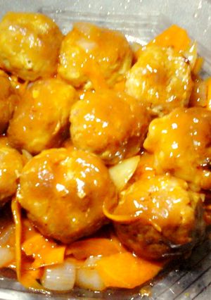 Hình của món Thịt viên chiên sốt chua ngọt 🍛.