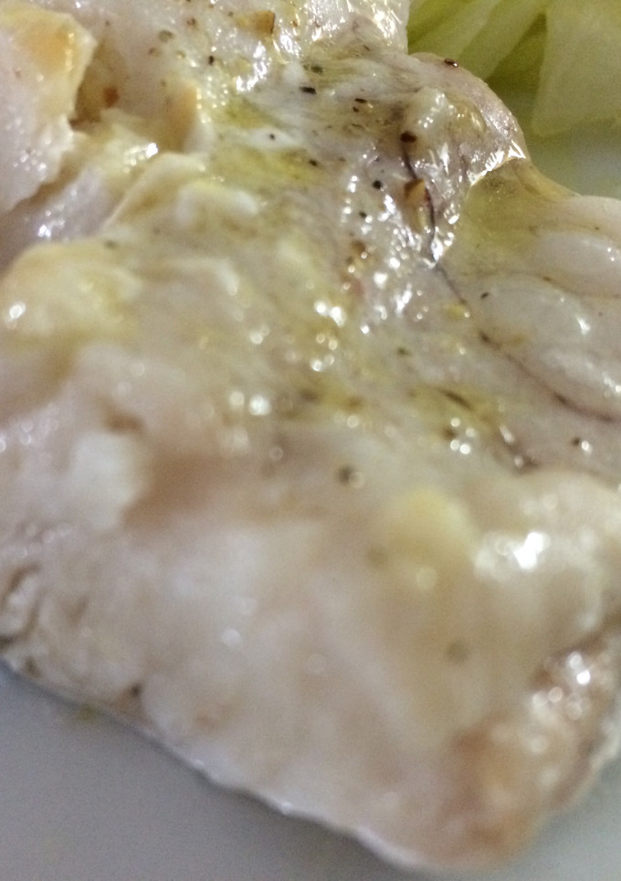 Una foto de Merluza al microondas