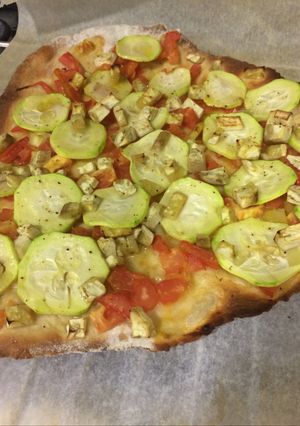 Una foto de Coca de verduras
