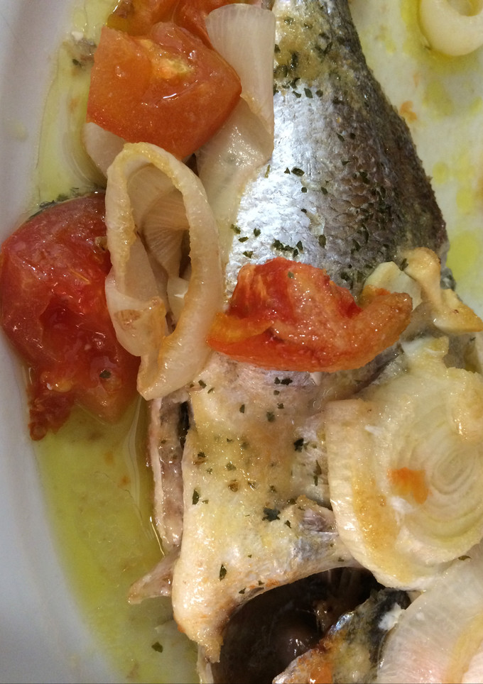 Una foto de Dorada al horno