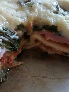 Una foto de Lasagna de carne 