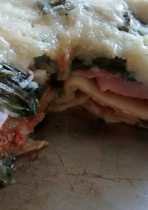 Una foto de Lasagna de carne 