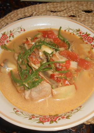 รูปของ แกงปลี - Banana flower soup