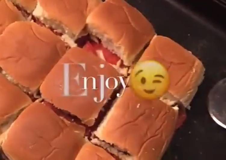 Pizza sliders Pizza sliders